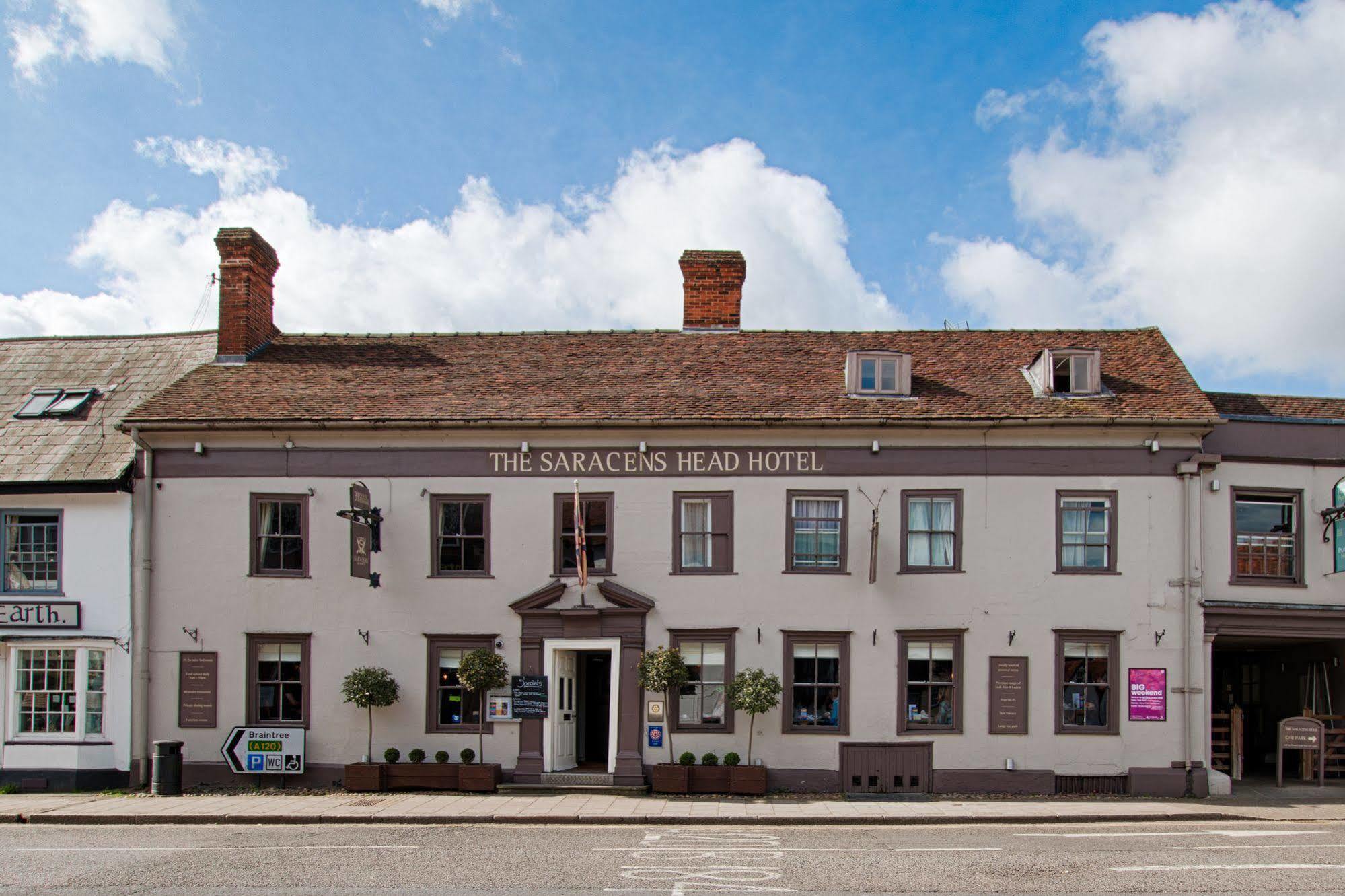 The Saracens Head Hotel Great Dunmow Exteriér fotografie