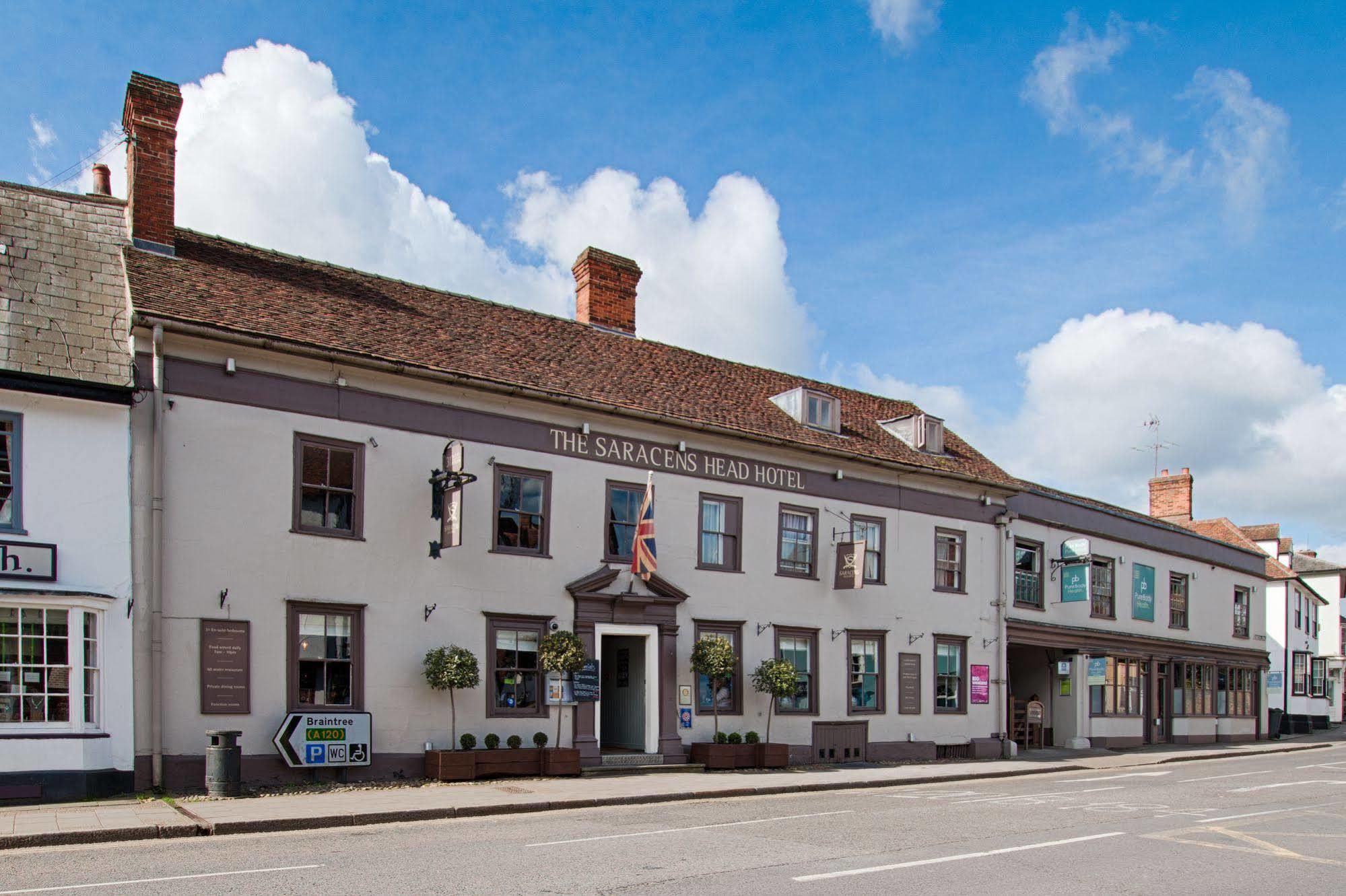 The Saracens Head Hotel Great Dunmow Exteriér fotografie